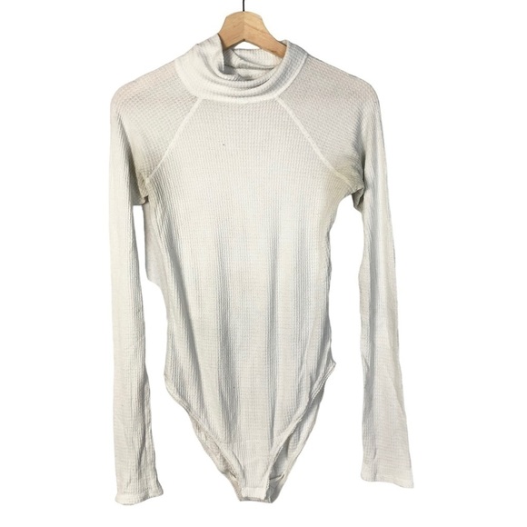 Free People Intimately All You Want Long Sleeve Thermal Bodysuit M - Picture 2 of 5